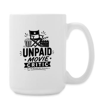 Movie Lover Gift for Film Student - Large Mug 440 ml - white - Right