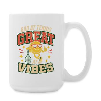 Tenniscore Tennis Club No Membership, Only - Large Mug 440 ml - white - Right