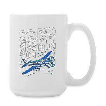 Pilote privé Pilote d’aéronef en apesanteur maximal - Grande tasse 440 ml - blanc - Droite