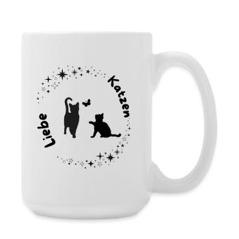 Moon Magic Cat Love - Large Mug 440 ml - white - Right