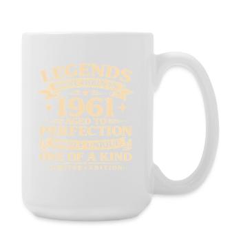 Né en 1961 Simplement unique - Grande tasse 440 ml - blanc - Droite