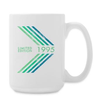 Édition limitée 1995 Anniversaire Homme Femme Sport - Grande tasse 440 ml - blanc - Droite