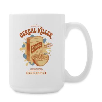 Breakfast Funny Brunch Coffee Food Bacon Pancake - Large Mug 440 ml - white - Right