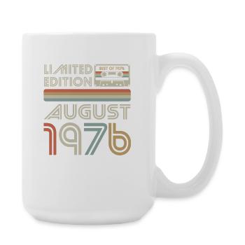 Kassette | Best of August 1976 | Limited Edition - Große Tasse 440 ml - Weiß - Rechts