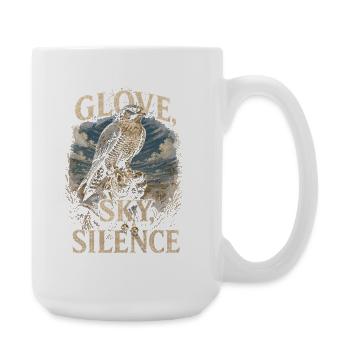 Falknerei Falkner Glove Sky Silence - Große Tasse 440 ml - Weiß - Rechts