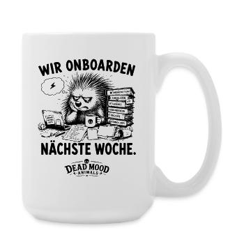 Sarkastisches Geschenk für Kollegen und HR - Große Tasse 440 ml - Weiß - Rechts