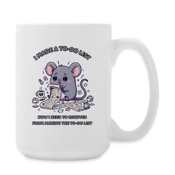 I Made a To-Do List – Executive Dysfunction - Large Mug 440 ml - white - Right