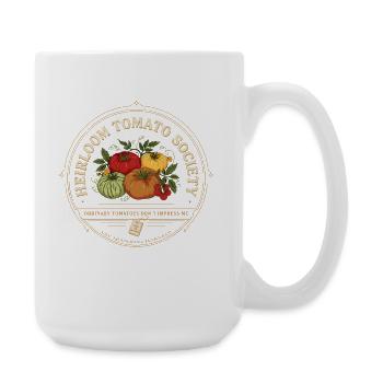 Erbstück Tomaten Gesellschaft - Große Tasse 440 ml - Weiß - Rechts