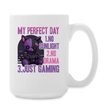 Pastel Goth Soft Goth Gaming Gamer - Large Mug 440 ml - white - Right