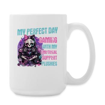 Pastel Goth Soft Goth Gaming Gamer - Large Mug 440 ml - white - Right