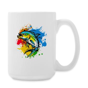 Angler Graphics - Large Mug 440 ml - white - Right