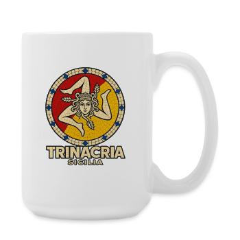 Sicilia Trinacria Sicilian Flag Heritage Pride Gif - Large Mug 440 ml - white - Right