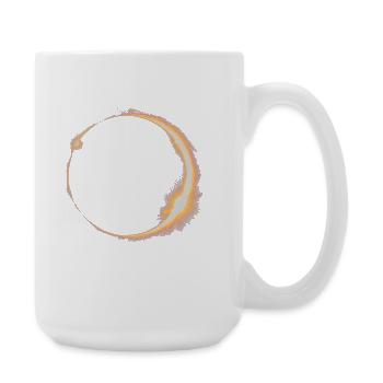 Solar eclipse I was there 12.08.2026 - Large Mug 440 ml - white - Right