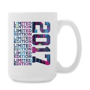 COOL 9 JAHRE LIMITED EDITION 2017 9. GEBURTSTAG - Große Tasse 440 ml - Weiß - Rechts