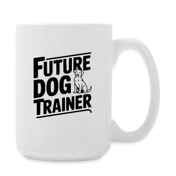 Zukünftiger Hundetrainer - Große Tasse 440 ml - Weiß - Rechts