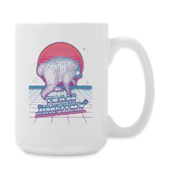 Jimothy Viraler Waschbär Lustiges Team Jimothy - Große Tasse 440 ml - Weiß - Rechts