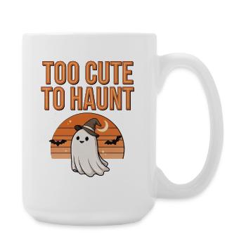 Süßer Geist Halloween – Zu süß, um zu spuken - Große Tasse 440 ml - Weiß - Rechts