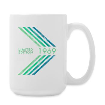 1969 Limited Edition Birthday Men's Women's Sports - Large Mug 440 ml - white - Right