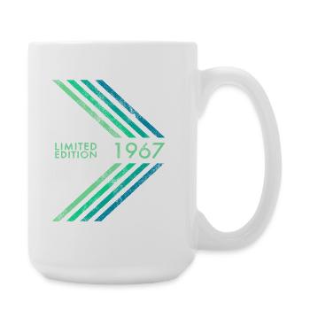 Édition limitée 1967 Anniversaire masculin féminin - Grande tasse 440 ml - blanc - Droite