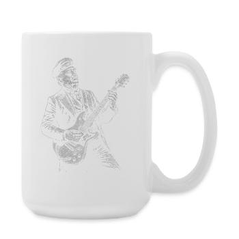 Millard Fillmore Guitar - Large Mug 440 ml - white - Right