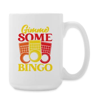 Partie de bingo Donnez-moi un peu de bingo - Grande tasse 440 ml - blanc - Droite