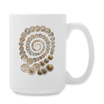 Coin Collector Numismatics Coin Collecting - Large Mug 440 ml - white - Right