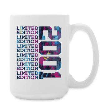 COOL 25 JAHRE LIMITED EDITION 2001 25. GEBURTSTAG - Große Tasse 440 ml - Weiß - Rechts