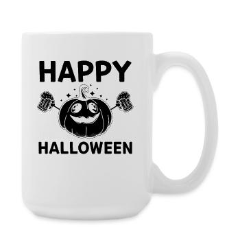 Idées de fête d’Halloween joyeuses - Grande tasse 440 ml - blanc - Droite