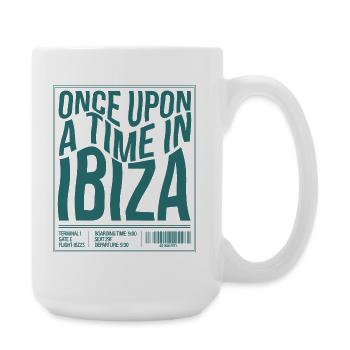 Once Upon a Time in Ibiza – Retro Travel Vibes - Large Mug 440 ml - white - Right