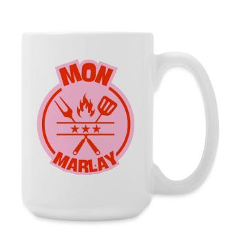 Conception de grille de cuisson pour maman Marlay - Grande tasse 440 ml - blanc - Droite