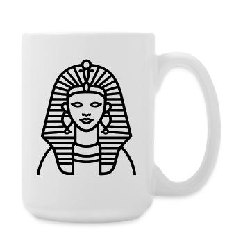 pharaon - Grande tasse 440 ml - blanc - Droite