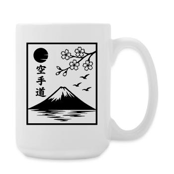 Katate Landscape - Large Mug 440 ml - white - Right