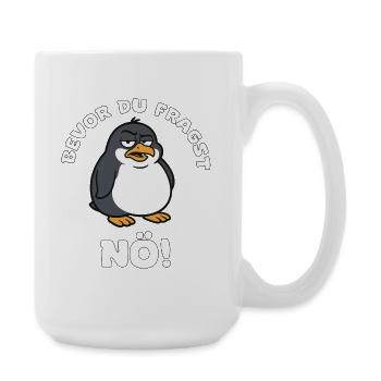 Avant de demander à Manchot de Basse-Autriche - Grande tasse 440 ml - blanc - Droite
