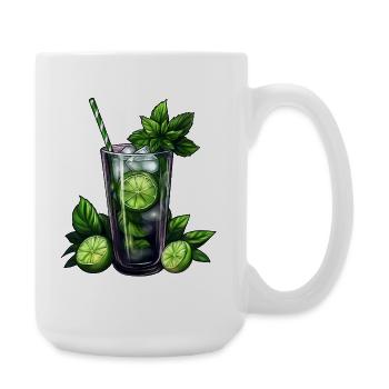 Mojito Cocktail - Large Mug 440 ml - white - Right