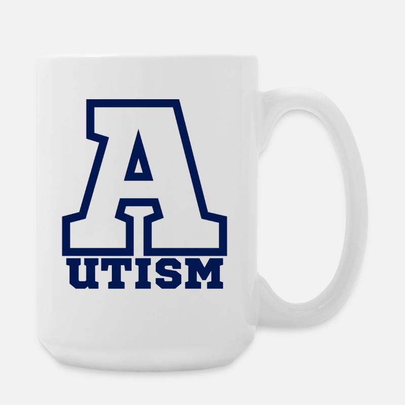 Autism - Large Mug 440 ml - white
