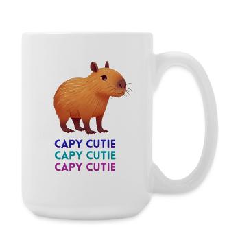 Charming Capybara - Large Mug 440 ml - white - Right