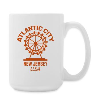 Atlantic City - Est. 1854 - New Jersey - USA - Large Mug 440 ml - white - Right