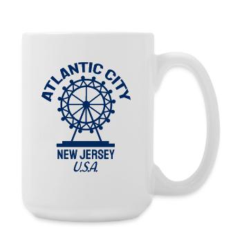 Atlantic City - Est. 1854 - New Jersey - USA - Large Mug 440 ml - white - Right