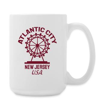 Atlantic City - Est. 1854 - New Jersey - USA - Large Mug 440 ml - white - Right