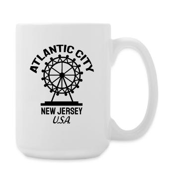 Atlantic City - Est. 1854 - New Jersey - USA - Large Mug 440 ml - white - Right