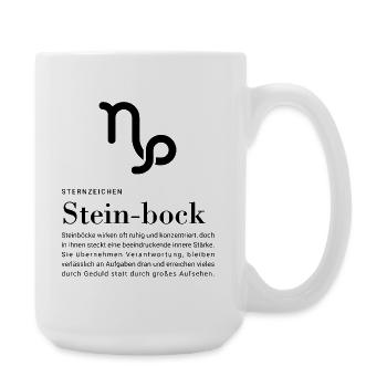 Zodiac sign Capricorn - Large Mug 440 ml - white - Right