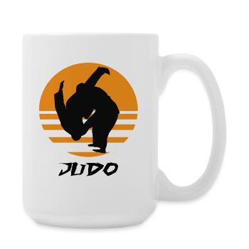 Judo - Grande tasse 440 ml - blanc - Droite