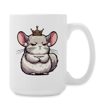 Chinchilla Chinchillas Chinchilla Owner Rodent - Large Mug 440 ml - white - Right