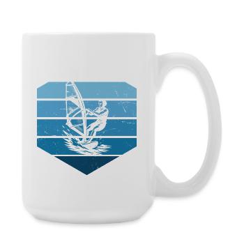 Windsurfing style for every occasion - Large Mug 440 ml - white - Right