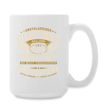 70. Geburtstag 1956 Oldtimer Geschenk Retro - Große Tasse 440 ml - Weiß - Rechts