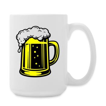 Beer Mug Symbol Beer - Large Mug 440 ml - white - Right
