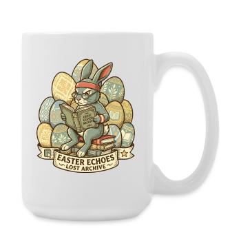 Archiviste du lapin de Pâques - Grande tasse 440 ml - blanc - Droite