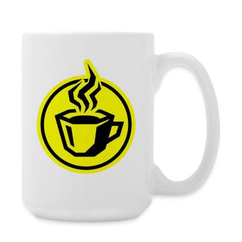 Coffee icon - Large Mug 440 ml - white - Right