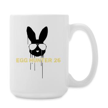 Egg Hunter 2026 Hase Ostern - Große Tasse 440 ml - Weiß - Rechts