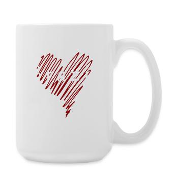 J’aime le Brésil, c’est le Brésil - Grande tasse 440 ml - blanc - Droite